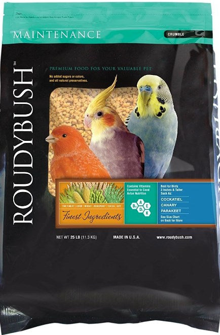 25 lbs Roudybush Maintenance Crumbles