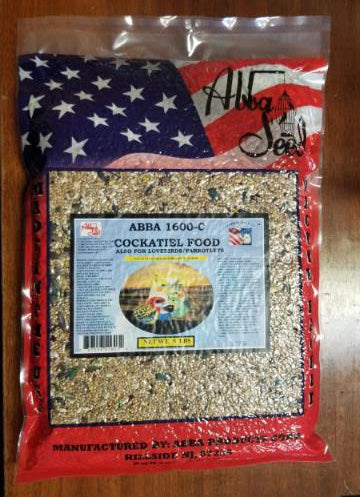 5 lbs ABBA 1600C Cockatiel Seed