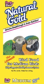 30 lbs Pretty Bird Medium Natural Gold