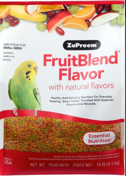 10 lb Zupreem Fruitblend Small Birds