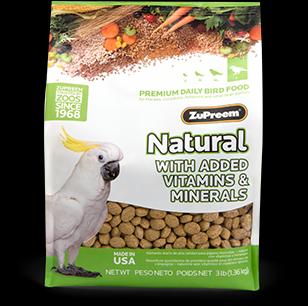 Zupreem Large natural pelleted diet for large birds